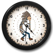 Kokopelli's Song #1 Wall Clock