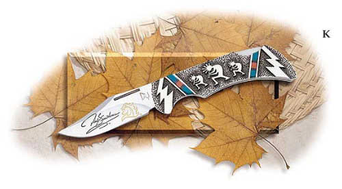 Kokopelli knife